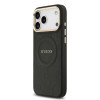 9704 GUESS HC MAGSAFE PU W/ PEONY HOT STAMP BLACK iPhone 17 PRO MAX