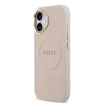 9834 GUESS HC MAGSAFE PU W/ PEONY HOT STAMP PINK iPhone 17