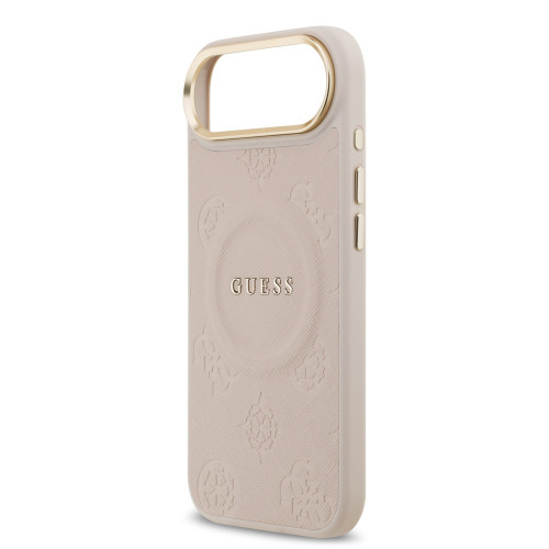 9841 GUESS HC MAGSAFE PU W/ PEONY HOT STAMP PINK iPhone 17 AIR