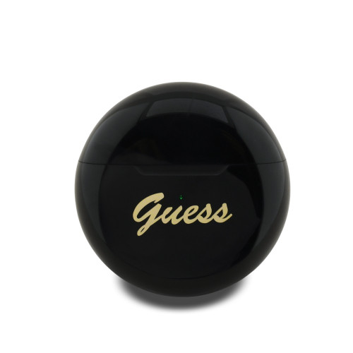 2206 GUESS TWS SMALL ROUND SCRIPT PRINT BLACK