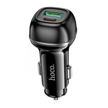 HOCO Z58A Зарядно за кола USB+USB-C PD20W + QC3.0 38W