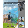IP Соларна Камера HY-ZS33-4G 8MP 1080P с 3 обектива ( APP: V380 PRO ) HD 360 градуса с микрофон и високоговорител и LED светлина IP Соларна Камера HY-ZS33-4G 8MP 1080P с 3 обектива ( APP: V380 PRO ) HD 360 градуса с микрофон и високоговорител и LED светлина