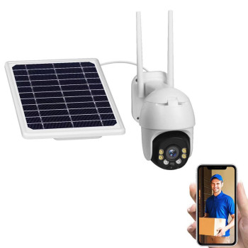 YN90- Външна соларна безжична IP камера за сигурност SD слот за видеонаблюдение