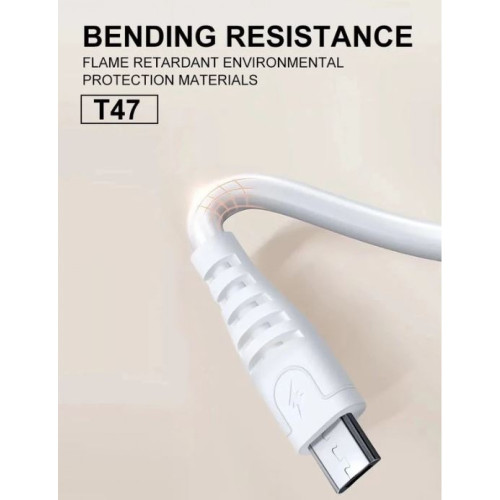 WUW T47 2A Зарядно с кабел USB към Type-C