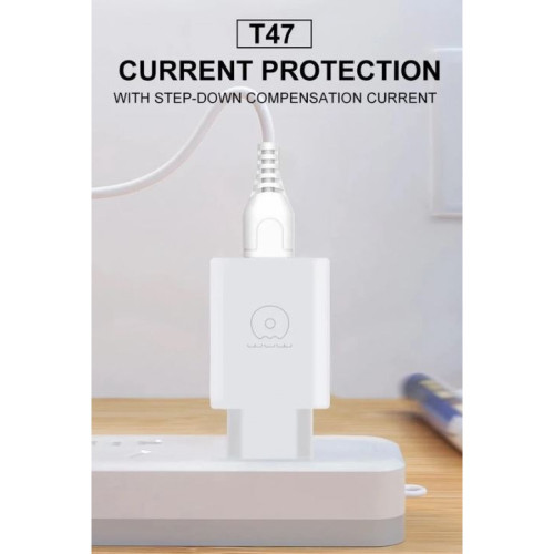 WUW T47 2A Зарядно с кабел USB към Type-C