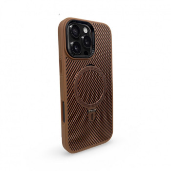 Premium Carbon MagSafe Case TP-100 за Samsung Z Fold 5 - Titanium Златист