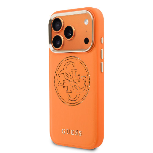 2708 GUESS HC MAGSAFE PU W/ PERFORATED 4G ORANGE IP17 PRO
