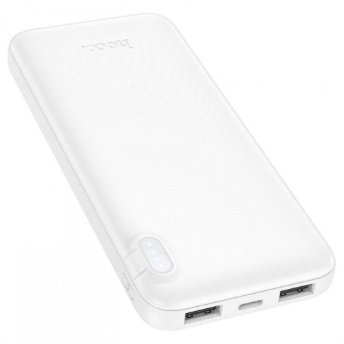 HOCO PowerBank “J128 Powerful” 10,000mAh 2xUSB-A (Бял)