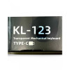 Прозрачна Механична геймърска клавиатура Type-C JEDEL KL-123