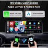 C200 10-инчов Apple Carplay/Android Auto +Видеорегистратор Безжична автомобилна стерео GPS навигация автомобилен екран , Bluetooth, Siri/Google Assistant