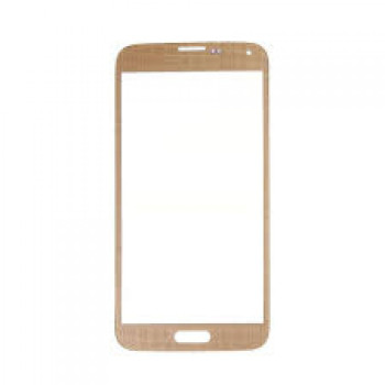 Предно стъкло (части) за Samsung S5 - Златист