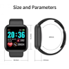 D20/Y68 Смарт спортна гривна Smart bracelet - Черен