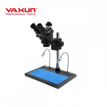 YAXUN YX-AK45 Професионален тринокулярен микроскоп с LED осветление
