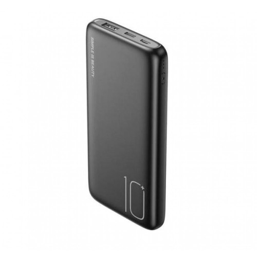 XO PR182 Преносимо зарядно 10,000MaH 1xUSB-C/1xUSB - Черен