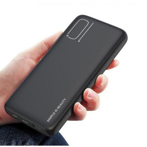 XO PR182 Преносимо зарядно 10,000MaH 1xUSB-C/1xUSB - Черен