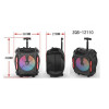 ZQS12110 Портативна Караоке 30W 12'' тонколона Sing-e+жичен микрофон