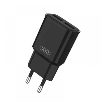 XO-L92C Адаптер с 2 изх. USB 2.4A - Черен
