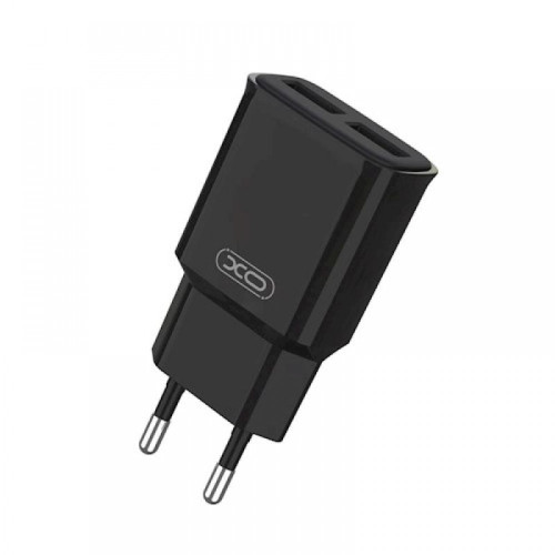 XO-L92C Адаптер с 2 изх. USB 2.4A - Черен