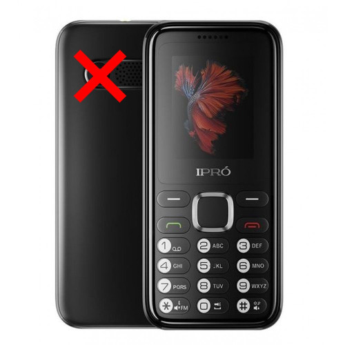 Мобилен телефон (Черен) IPRO A10 Mini+БГ МЕНЮ Без камера /2G/32Mb+32MB/0.08MP/1.77 инча 600mAh/Фенер