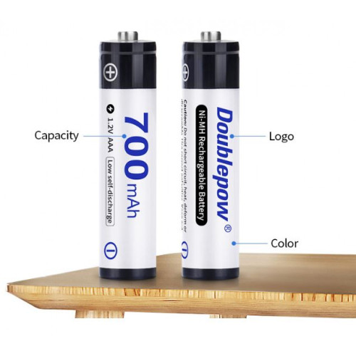 4БР. AAA никел металнхидрид 700mAh 1.2 V зареждаща се