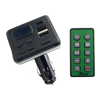 ALLISON ALS-A666 FM Трансмитер с bluetooth (2*USB изход+USB-C PD) +дистанционно