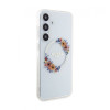 1704 Guess Galaxy S24 Plus Back cover case - IML Flowers Wreath MagSafe - Transparent