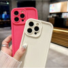 TP-16 Силиконов калъф с връзка за iPhone 16 - Бял