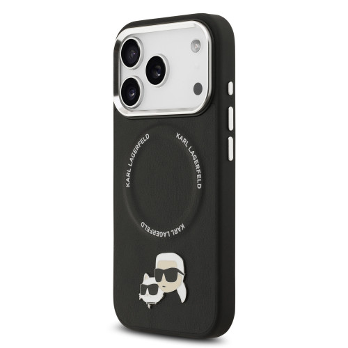 4995 KARL HC MAGSAFE PU K&C PINS BLACK IP17 PRO