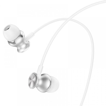 HOCO Слушалки M106 с микрофон 3.5mm (Бял) HOCO Слушалки M106 с микрофон 3.5mm (Бял)