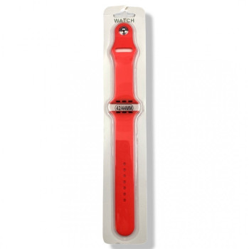 Силиконова Apple Watch каишка iWatch 45mm - Корал - 2 части