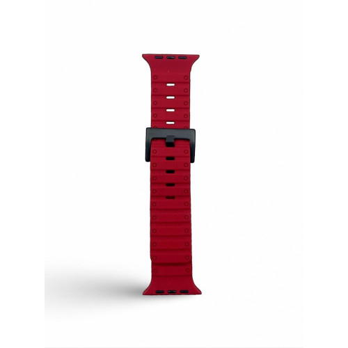 Ocean Band BN-12 Apple Watch каишка iWatch 42/44/45/49mm - Червен
