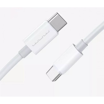 WUW X180 100W Кабел за Зареждане 1M - TYPE-C към TYPE-C