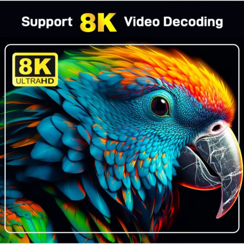 TV98 ATV W2 TV Box 8K HDR ULTRA HD android 14.0 4GB+32GB 2.4/5G Wifi 4 Ядрен процесор Netflix Youtube Media Player