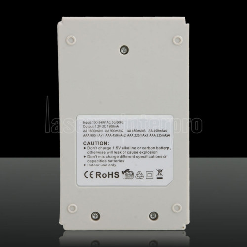 GOOP GD-903 Super Quick Charger с LCD дисплей – Бързо зарядно за AA/AAA Ni-MH/Ni-CD батерии, 1800mA, с интелигентна защита