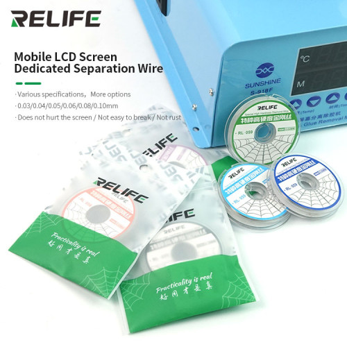 RELIFE RL-059D 100M 0.03MM конец за разглобяване на мобилни телефони Дънна платка Чип CPU Cutter - Ултра тънки