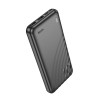 HOCO J123 Преносимо зарядно 10,000MaH USB-C/2xUSB - Черен
