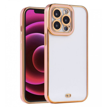Калъф TP28 Angel Eyes Samsung S22 прозрачен с Розова Рамка