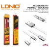 Кабел LDNIO LC84 2в1 2.1A Micro USB + iPhone - Сив