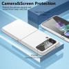 Z15 Silicone case за Samsung Z Flip 6 от 2 части - Бял Z15 Silicone case за Samsung Z Flip 6 от 2 части - Бял
