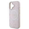 8092 GUESS HC MAGSAFE SAFFIANO PEONY CLASSIC LOGO PINK IP16