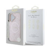 8092 GUESS HC MAGSAFE SAFFIANO PEONY CLASSIC LOGO PINK IP16