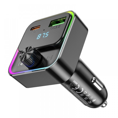 HOCO E81 FM 30W. модулатор трансмитер (1 USB + 1USB-C, microSD, Bluetooth) HOCO E81 FM 30W. модулатор трансмитер (1 USB + 1USB-C, microSD, Bluetooth)