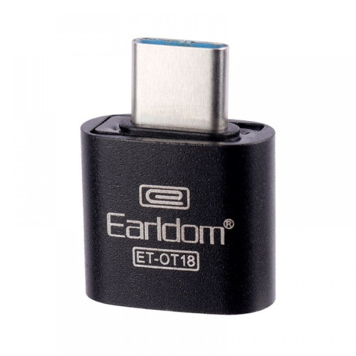 EARLDOM Преходник Earldom OT18 – USB 3.1 (женски) към USB-C (мъжки), OTG, висока скорост EARLDOM Преходник Earldom OT18 – USB 3.1 (женски) към USB-C (мъжки), OTG, висока скорост