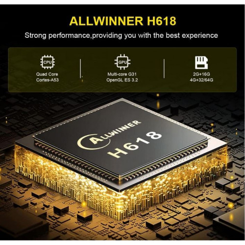 2024 HK1 RBOX H8S TV 4K HDR ULTRA HD android 13.0 TV Stick 4GB+32GB 2.4/5G Wifi 100M-LAN порт Netflix Youtube Media Player