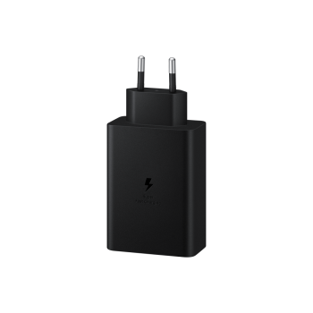 Оригинален адаптер Samsung Fast charger Trio 65W - Черен / EP-T6530NBEGEU-RETAIL