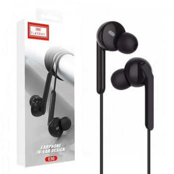 EARLDOM E50 Слушалки с 3.5mm. жак - Черен