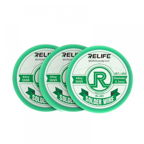 Тел за запояване RELIFE RL-441 35/65 0.3MM 35G