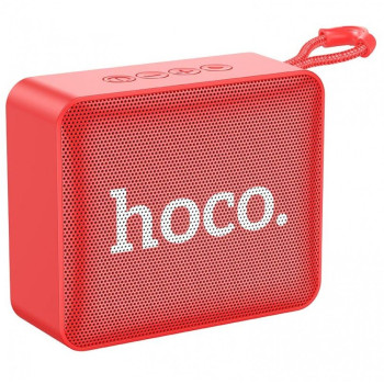 HOCO Безжичен преносим високоговорител “BS51 Gold brick” - Червен