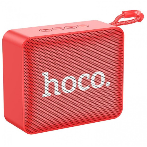 HOCO Безжичен преносим високоговорител “BS51 Gold brick” - Червен