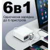 WLX-A9P 60W 8-портова USB зарядна станция - Зарежда няколко устройства едновременно, включва зарядни устройства за различни устройства